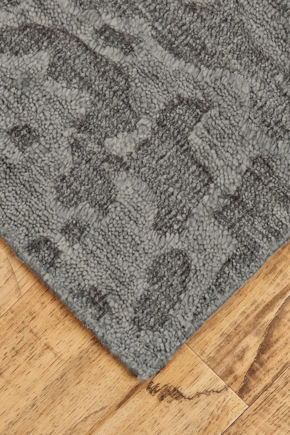 Ananya Hand Woven Gray Rug by BD Fine