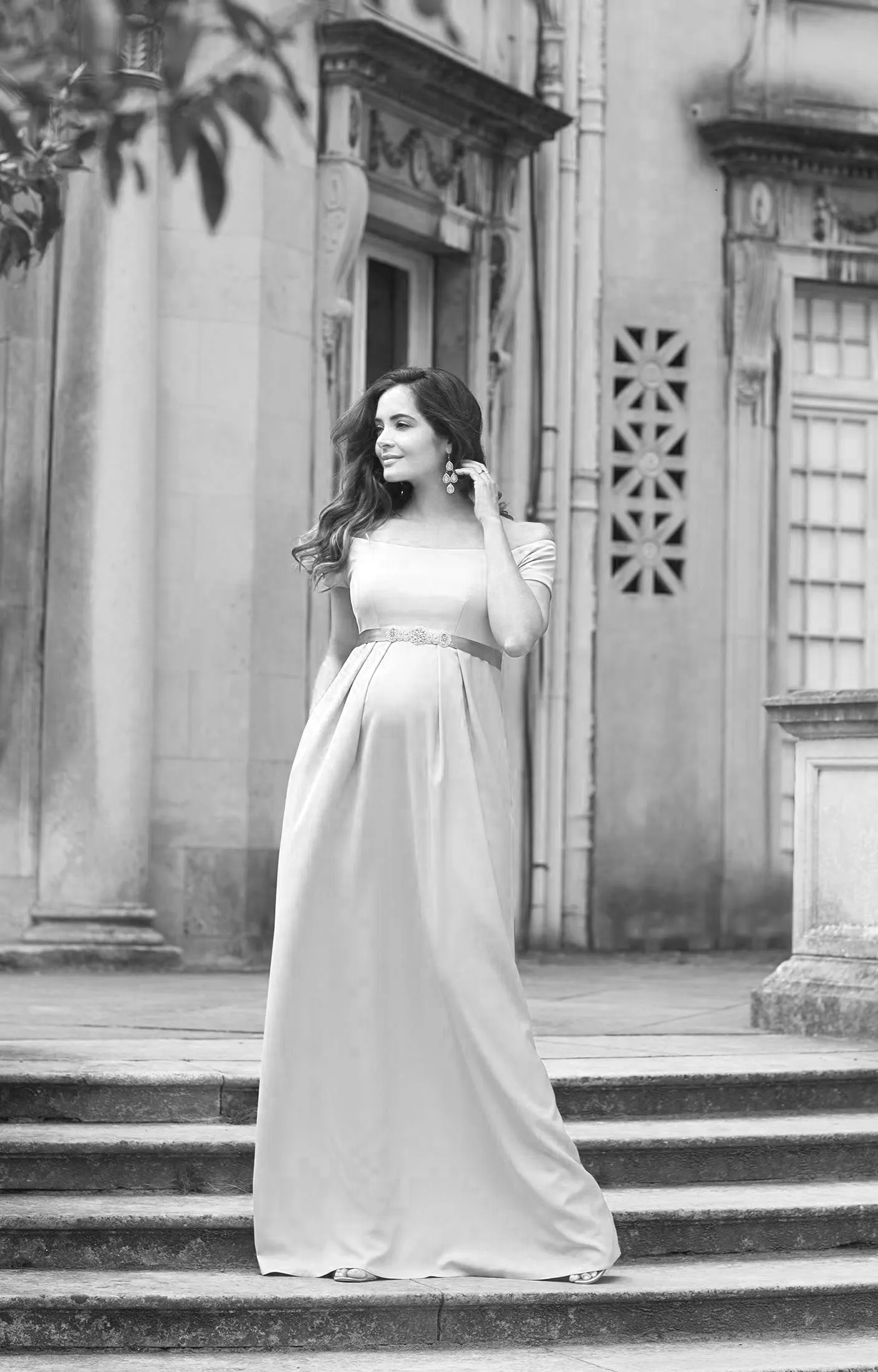 Aria Gown in Off White by Tiffany Rose