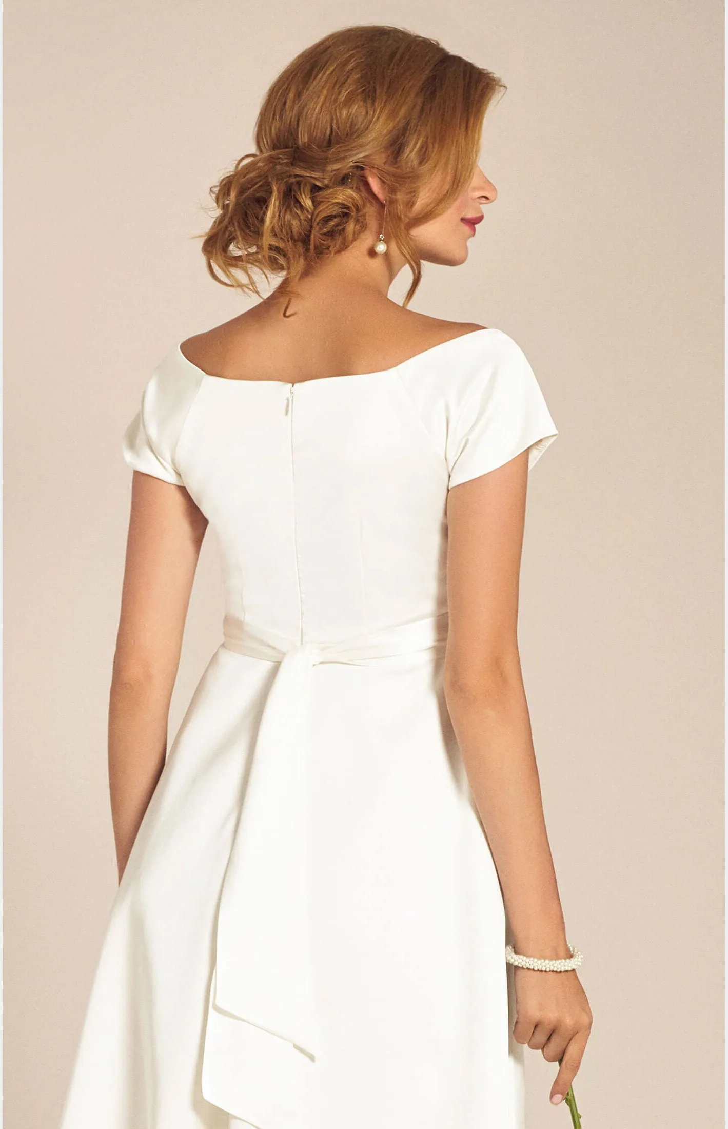Aria Gown in Off White by Tiffany Rose
