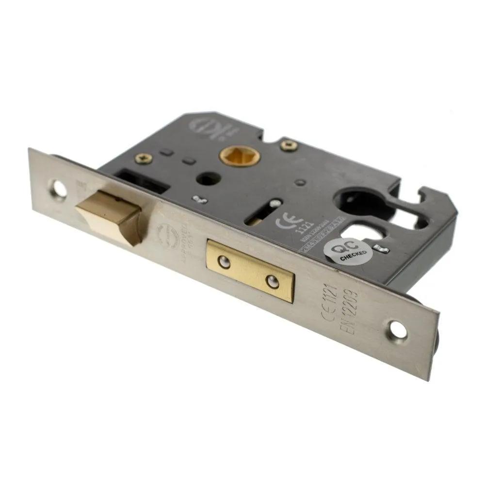 Atlantic 2.5" CE Elite Euro Sashlock (Satin Nickel)