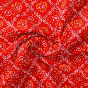 Attractive Seamless Bandhani Digital Printed Fabric - Weightless