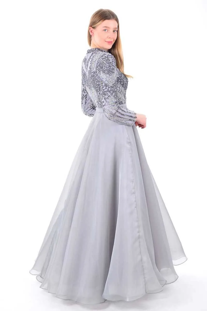 BLY Jale Gown Gray