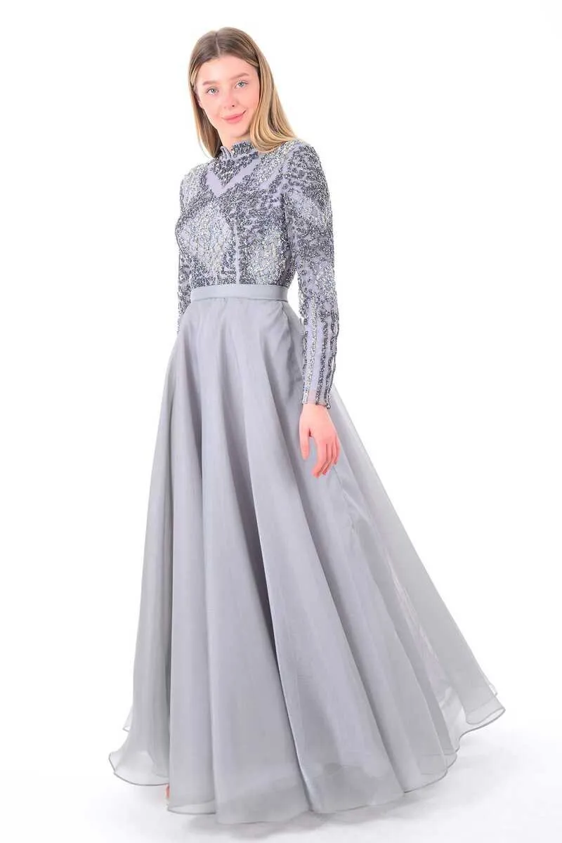 BLY Jale Gown Gray
