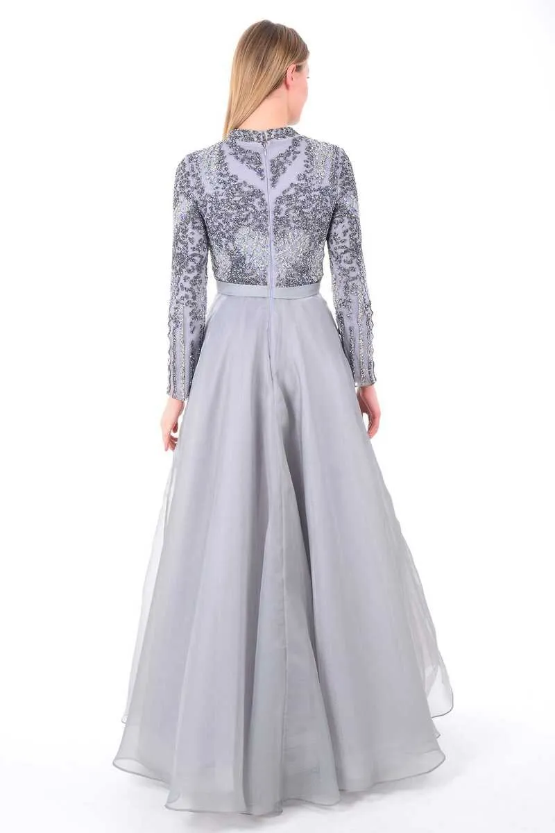BLY Jale Gown Gray