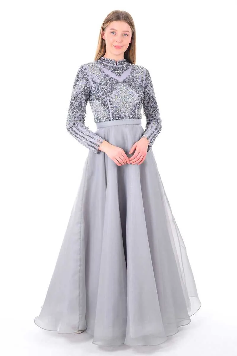 BLY Jale Gown Gray
