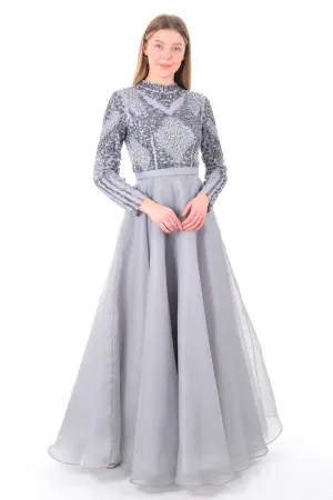 BLY Jale Gown Gray