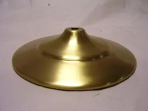 Brass Vase Caps w/Satin Brass Finish - 1-1/4"