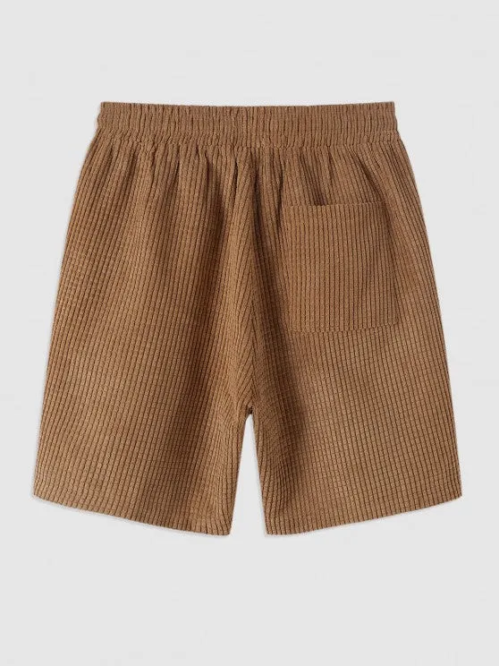Casual Short Sleeve T-Shirt And Shorts