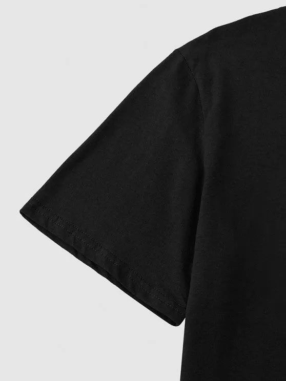 Casual Smile T-Shirt And Shorts
