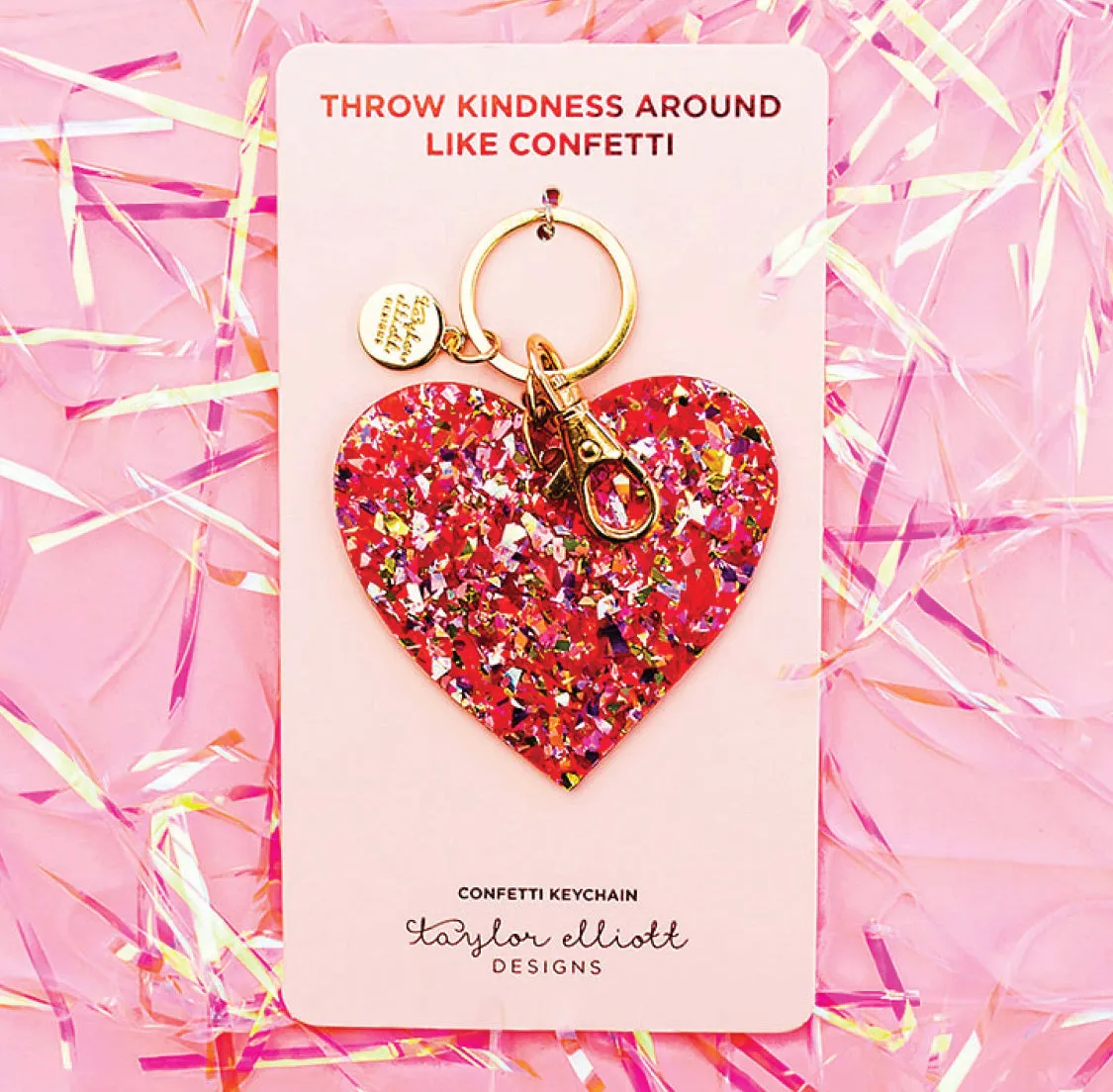 Confetti Acrylic Keychain ~ Various Styles