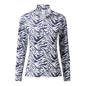 Daily Sports Ladies Animal Print Long Sleeve Golf Polo Shirt 443/134