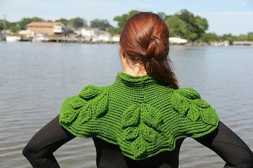Embossed Branches Cowl Crochet Pattern