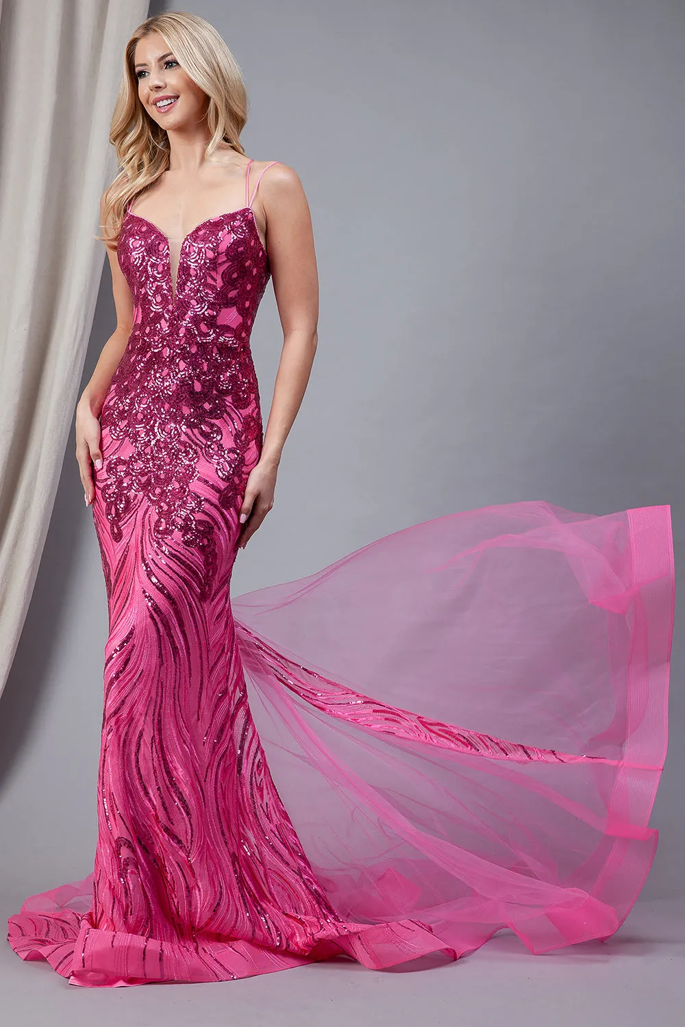 Embroidered Sequins Dress