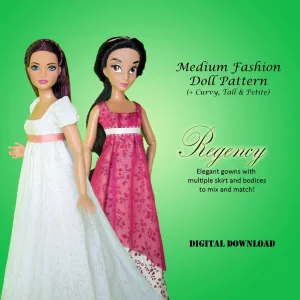 Empire Waisted Regency Dresses