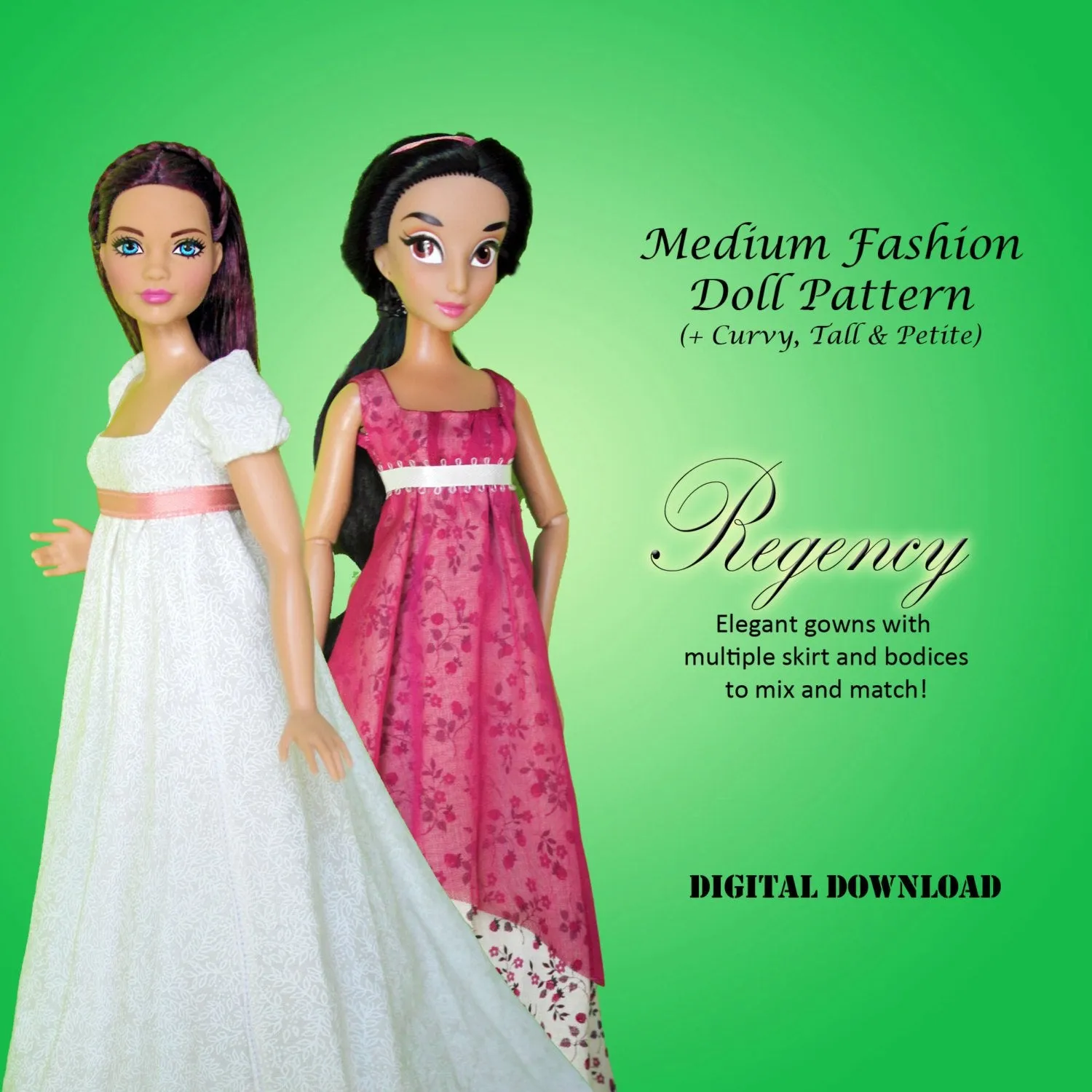 Empire Waisted Regency Dresses