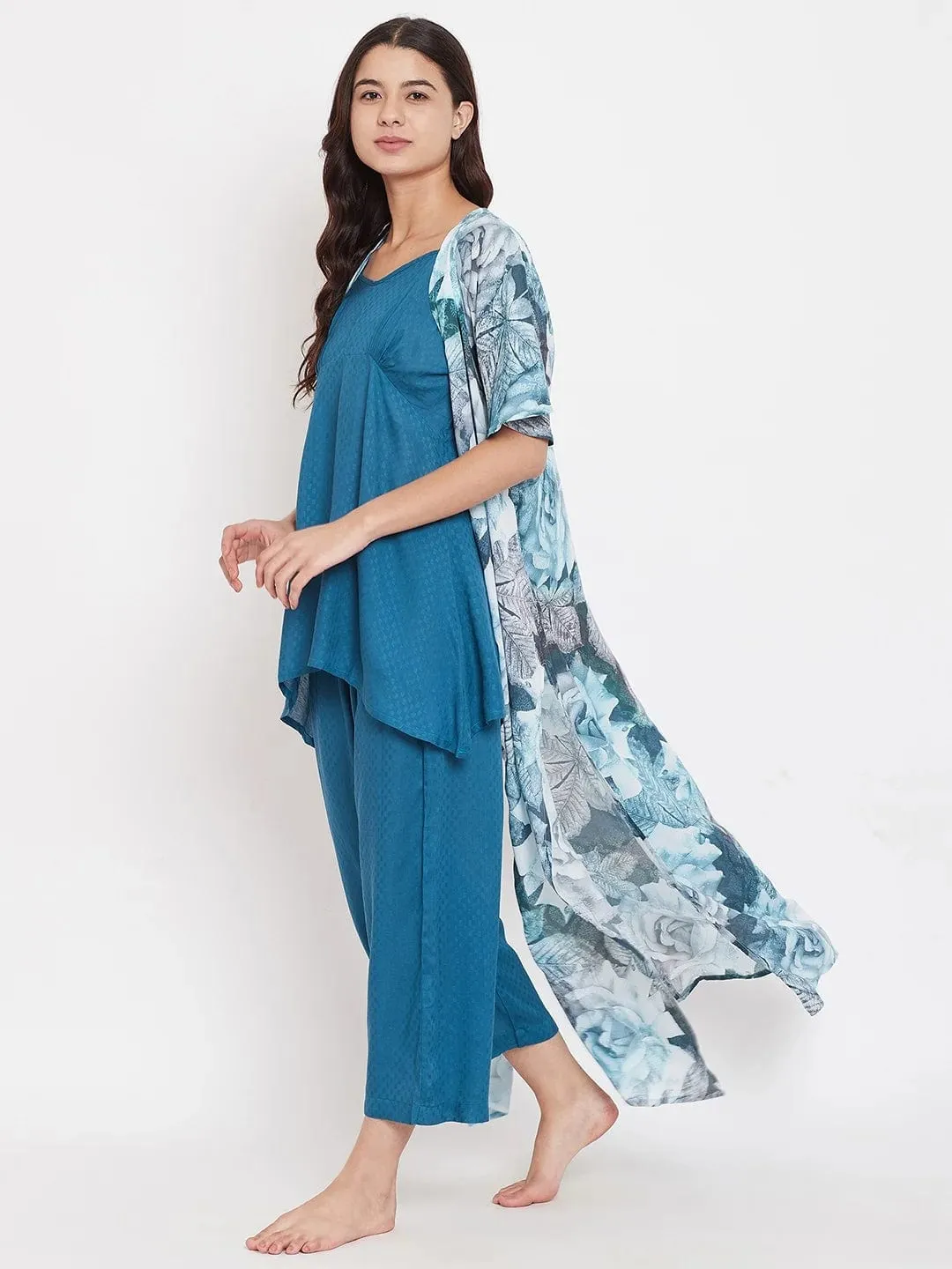 Floral Digital Print Gown - (Clearance - Final Sale)