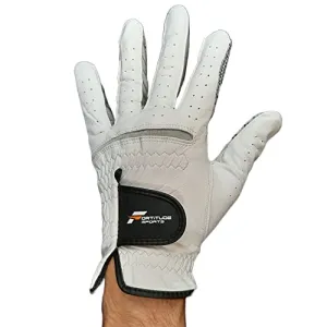 Fortitude Sports Unisex Premium Cabretta Leather Golf Glove - Left Hand For Right Handed Golfer