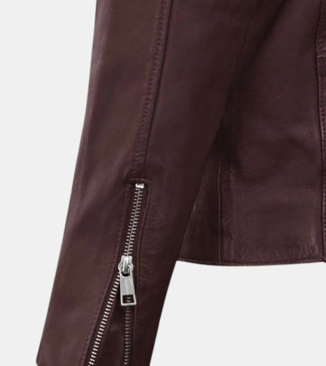 Gespare Men's Rosewood Biker's Leather Jacket