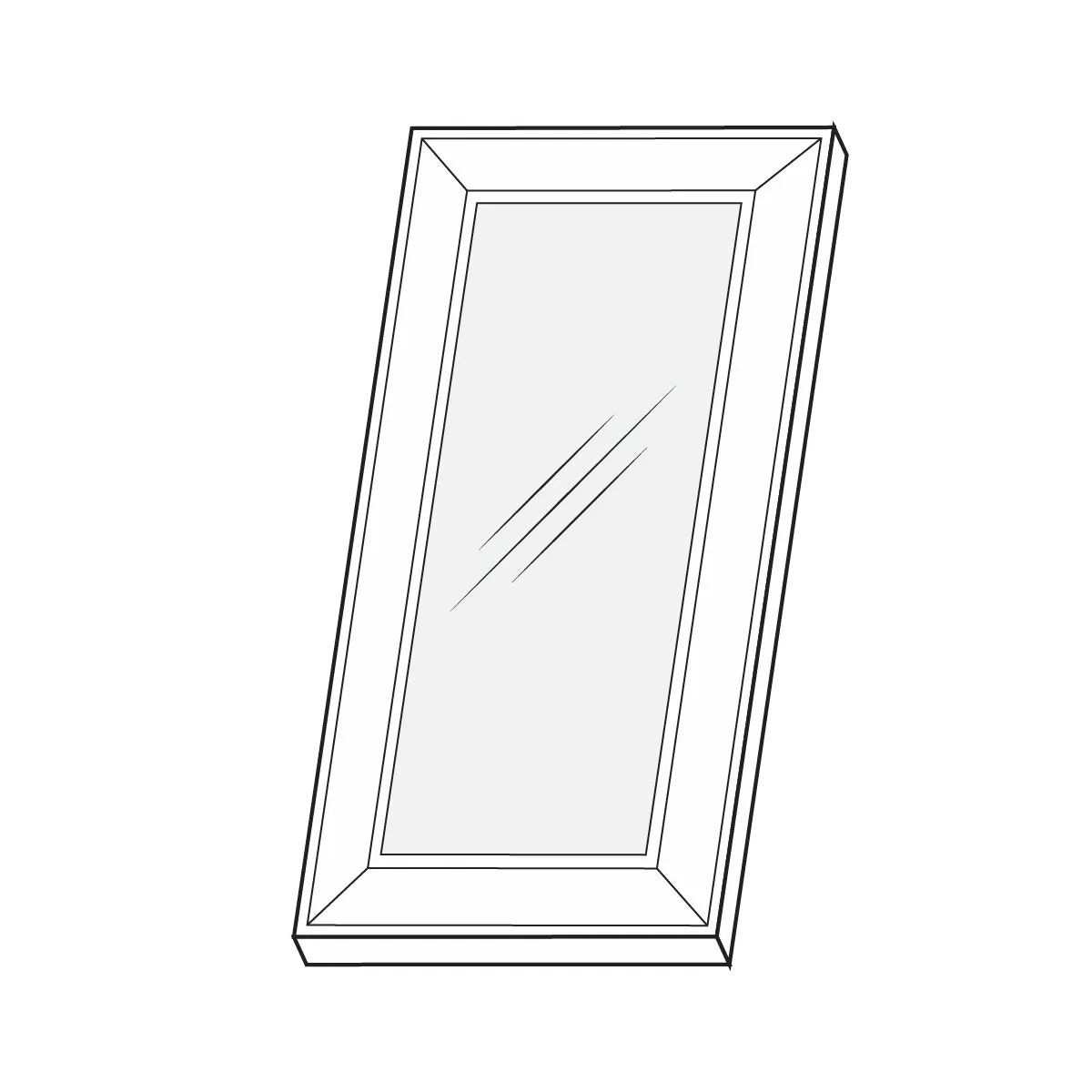 Glass Doors - Newport Blue