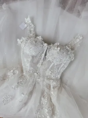 Gloria Floral Detail Bridal Gown