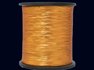 Golden Matte Flat Metallic Badla Zari Threads (Flat Metallic Yarn) (Wholesale)