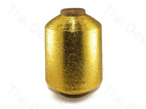 Golden Twisted Zari Thread Cone (Metallic Yarn) (Wholesale)