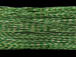 Green Gold Metallic Braided Zari Threads (Wholesale)