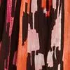 Ikat-Print Drawstring Maxi Skirt