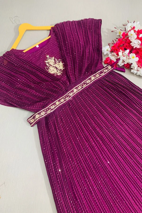 Indian Designer Evening Gown Design For Women