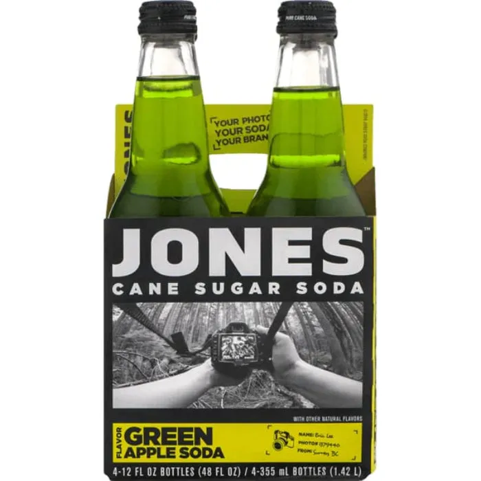 Jones - Soda 4Pk Green Apple 48 Fo - (Pack of 6)