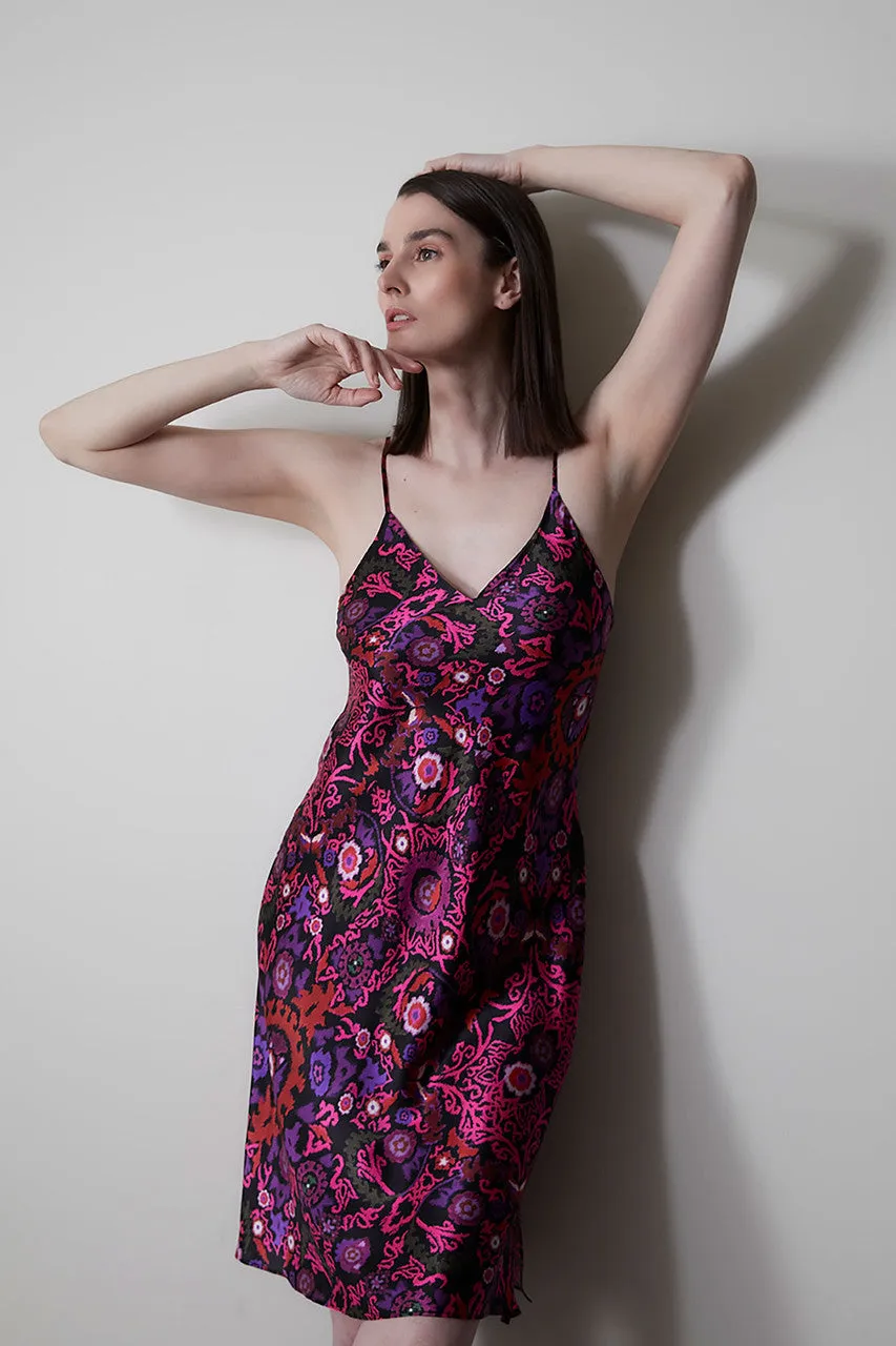 Kashmir Silk Gown