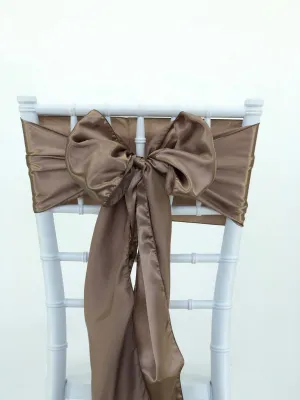 Latte Satin Sashes