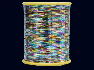 Multicolour Rainbow Flat Metallic Badla Zari Threads (Flat Metallic Yarn) (Wholesale)