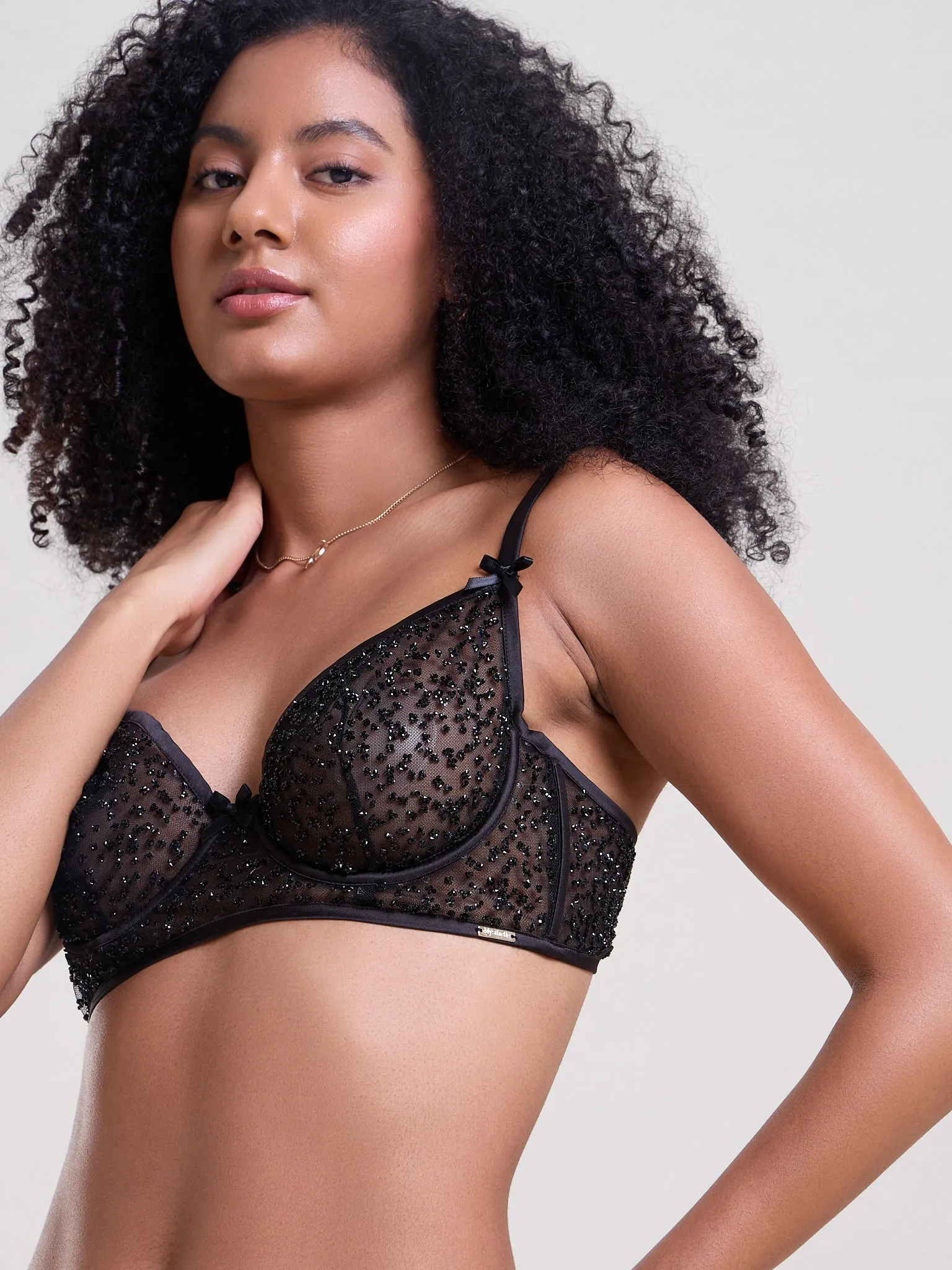 Mysthelle MIDNIGHT GLOW BRA & THONG SET