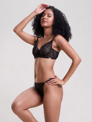Mysthelle MIDNIGHT GLOW BRA & THONG SET