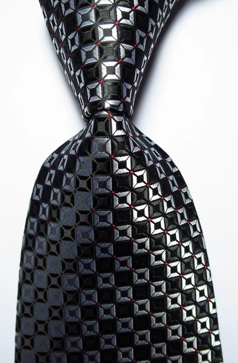 Polka Dot Ties For Men 100% Silk Necktie Set Gold Green