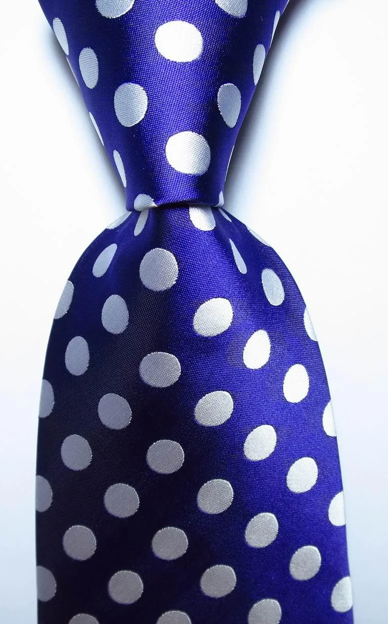Polka Dot Ties For Men 100% Silk Necktie Set Gold Green