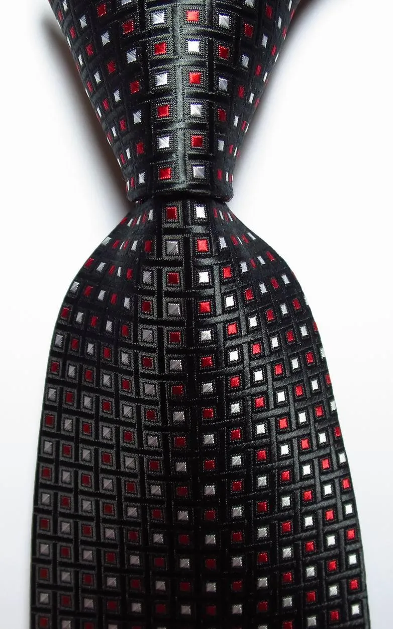 Polka Dot Ties For Men 100% Silk Necktie Set Gold Green