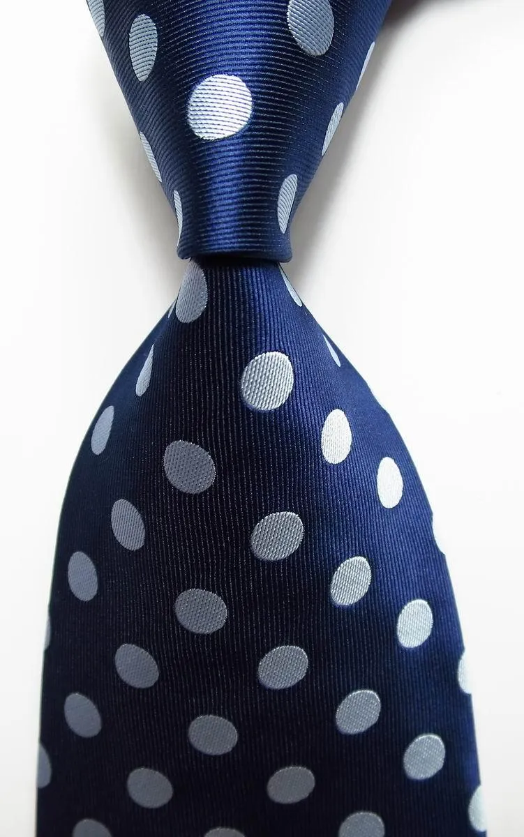 Polka Dot Ties For Men 100% Silk Necktie Set Gold Green