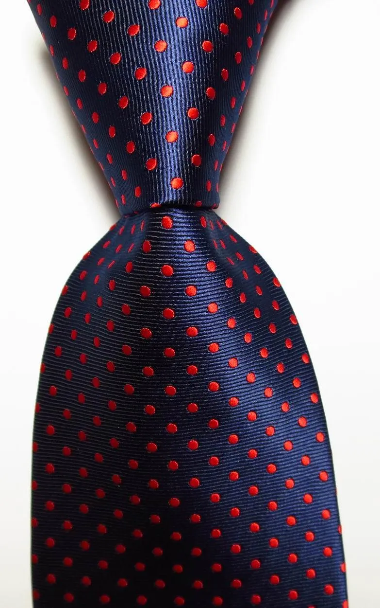 Polka Dot Ties For Men 100% Silk Necktie Set Gold Green
