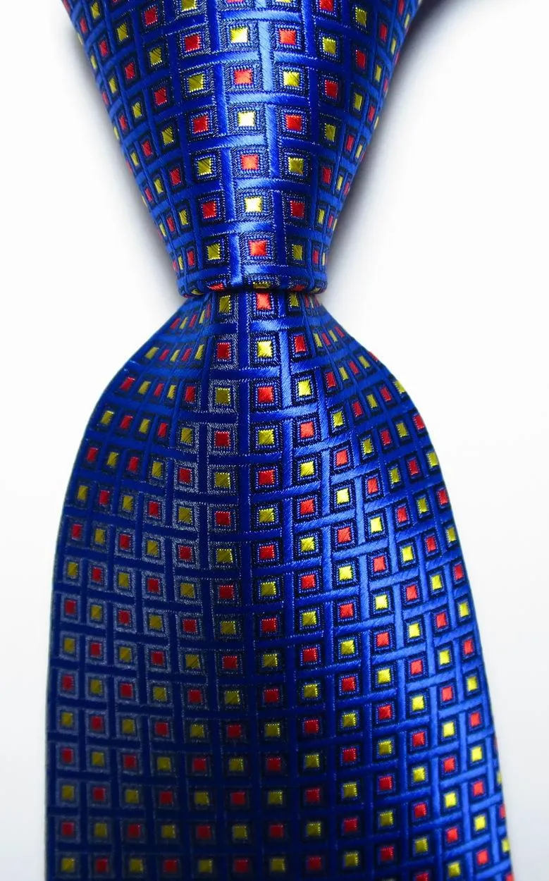 Polka Dot Ties For Men 100% Silk Necktie Set Gold Green