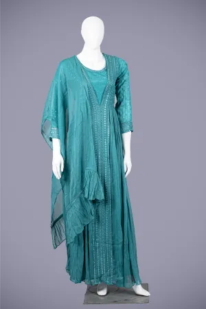 Rama Gown with Plastic Work