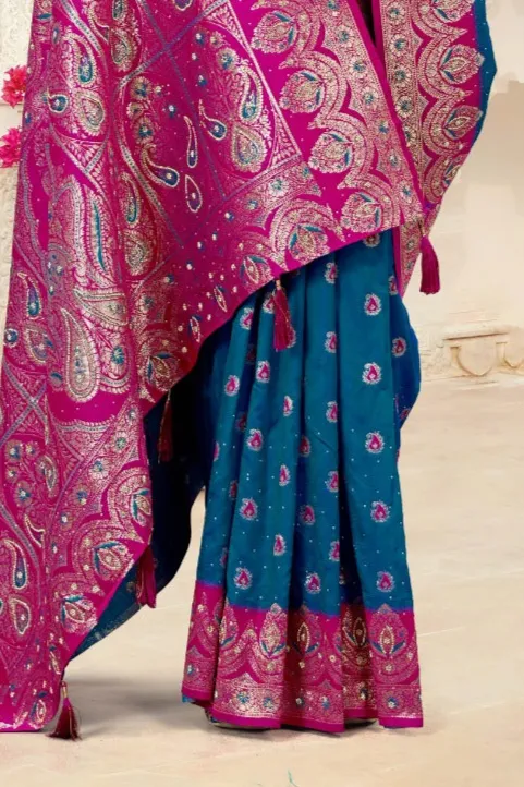 Rapier Silk Blue Saree