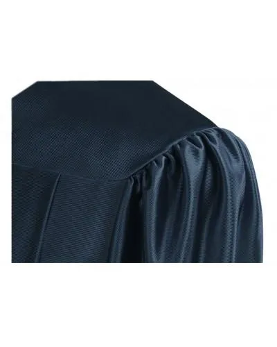 Shiny Navy Blue Bachelors Graduation Gown - College & University