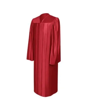 Shiny Red Bachelors Graduation Gown - College & University