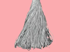 Silver Braided Metallic Zari Threads (Wholesale)