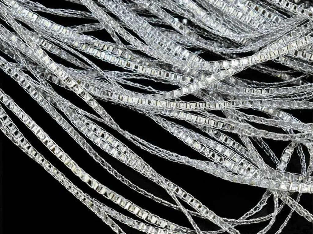 Silver Braided Metallic Zari Threads (Wholesale)