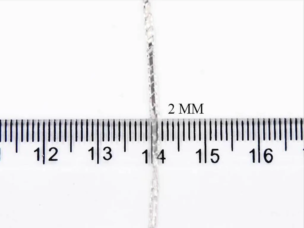 Silver Metallic Braided Zari Threads (Wholesale)