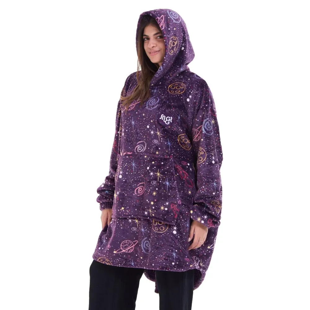 Snuggs Blanket Hoodie Purple Space