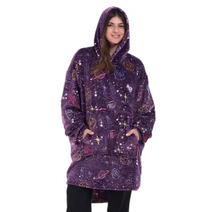 Snuggs Blanket Hoodie Purple Space